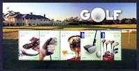 Mini-Sheet of 5 Golf Stamps Australia, 2011